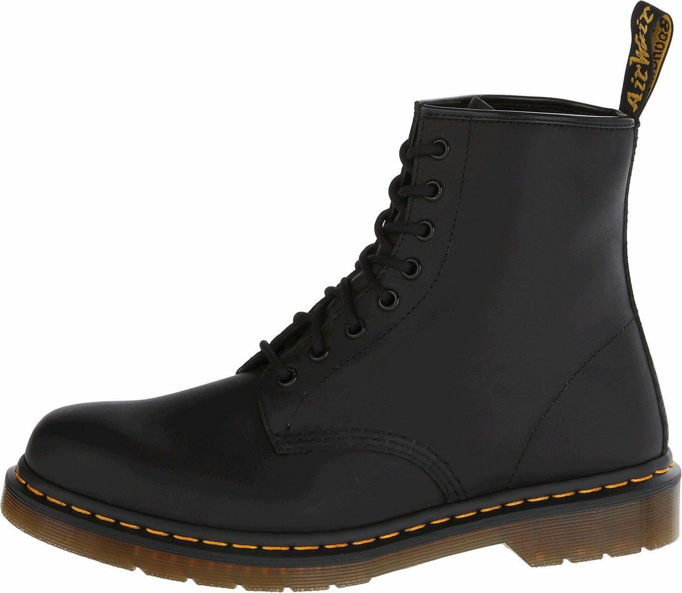 Dr. Martens, 1460 Greasy Leather 8-Eye Boot for Men and Women, Black, 5 US Men/6 US Women