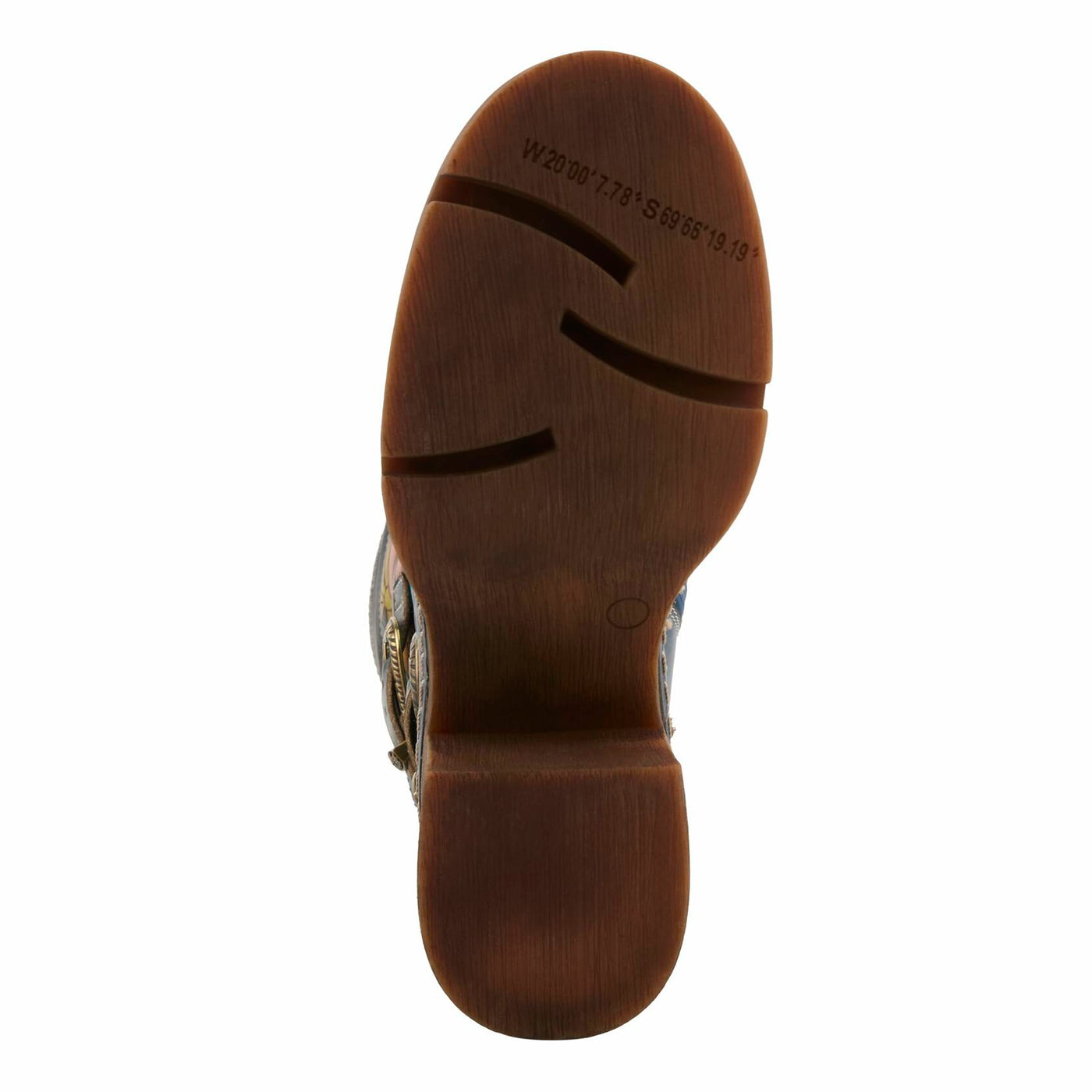 Spring Step L'Artiste Coolvibes Platform Boots | Hand-Painted Leather Mid-Shaft Boots with Buckle Detail