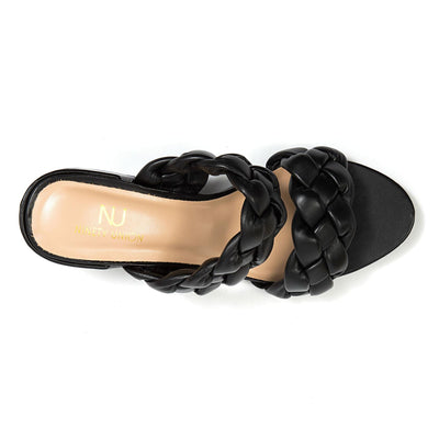 Ninety Union Twist Twisted Tow Band Low Heel Slide Sandal
