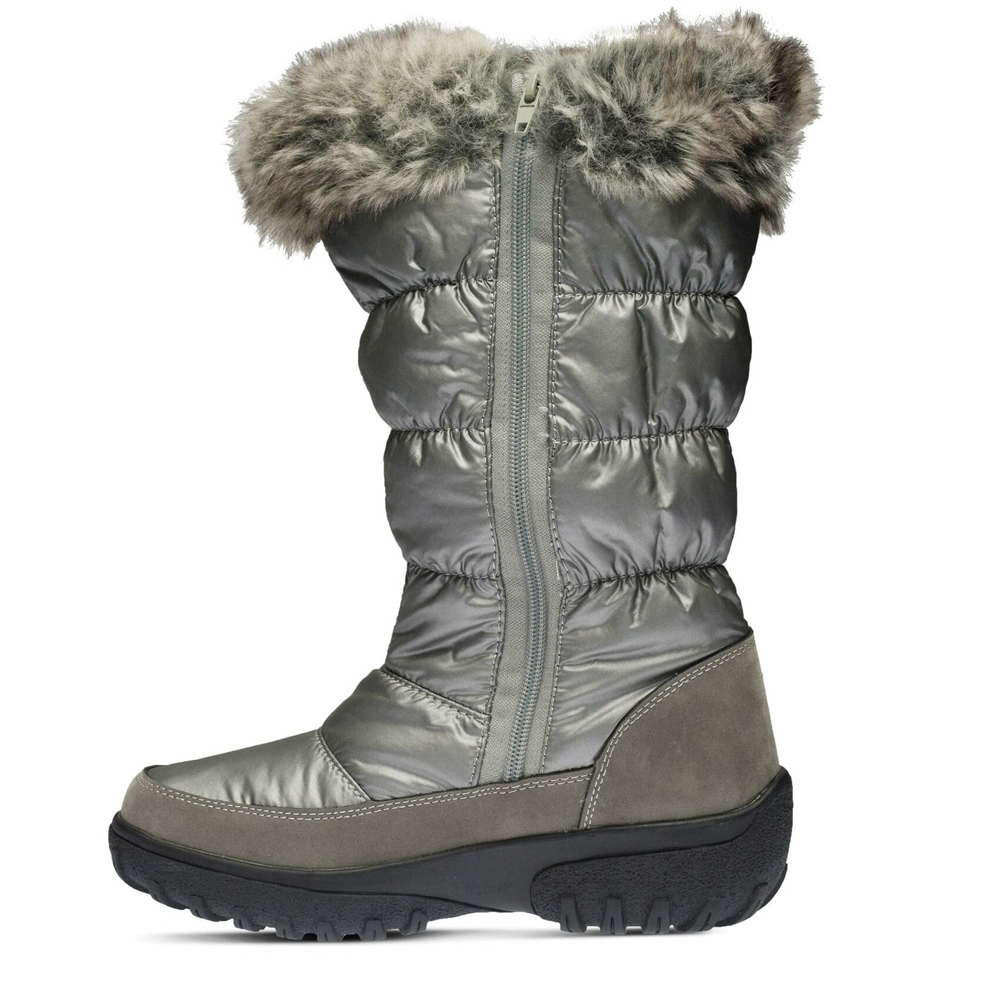 Flexus Women's Vanish Mid Calf Winter Boot Silver EU 41 / US 9.5-10