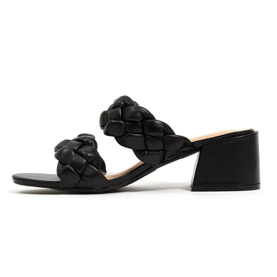 Ninety Union Twist Twisted Tow Band Low Heel Slide Sandal
