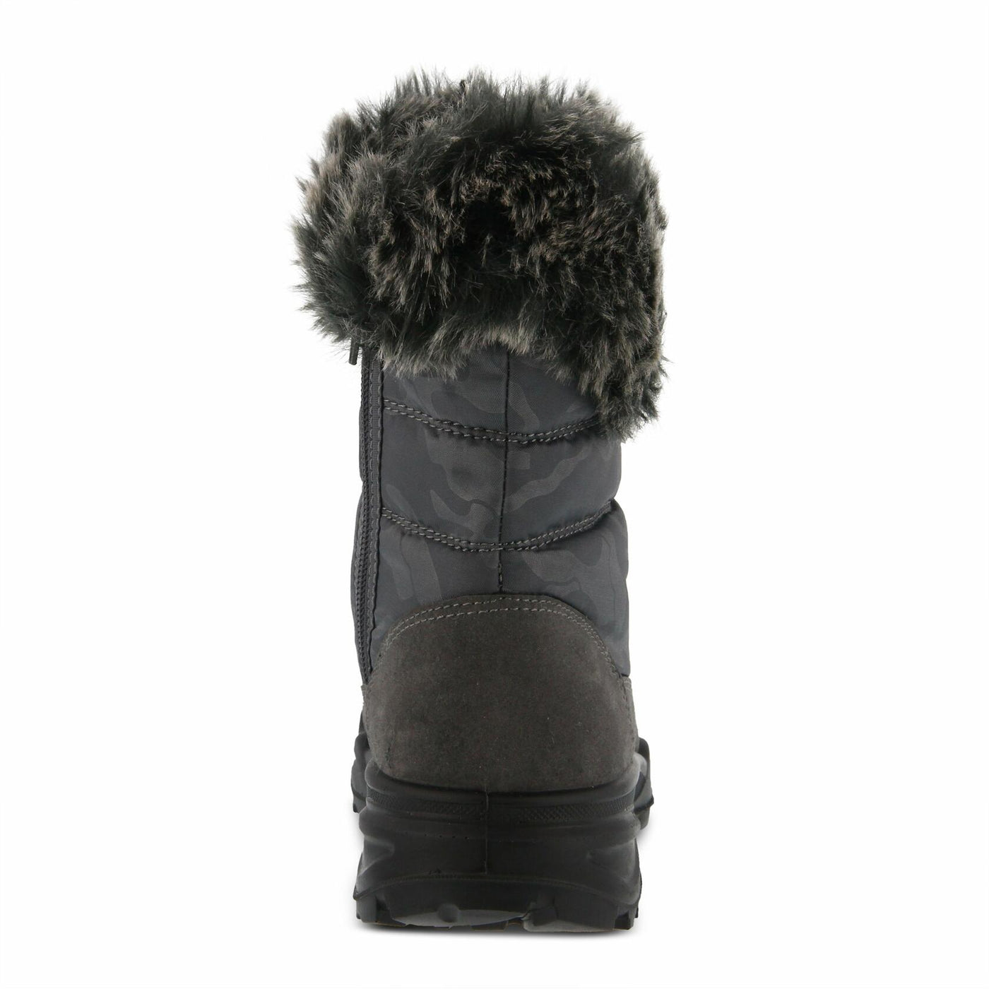 Spring Step Flexus Korine Nylon Boots for Women - Waterproof Camo Print Design Boots - Women's Snow Boots for Outdoor and Work Grey EU 39 / US 8.5