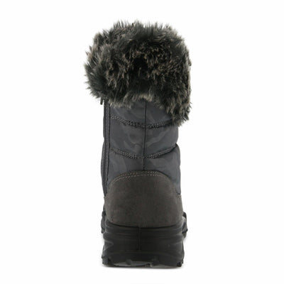 Spring Step Flexus Korine Nylon Boots for Women - Waterproof Camo Print Design Boots - Women's Snow Boots for Outdoor and Work Grey EU 39 / US 8.5