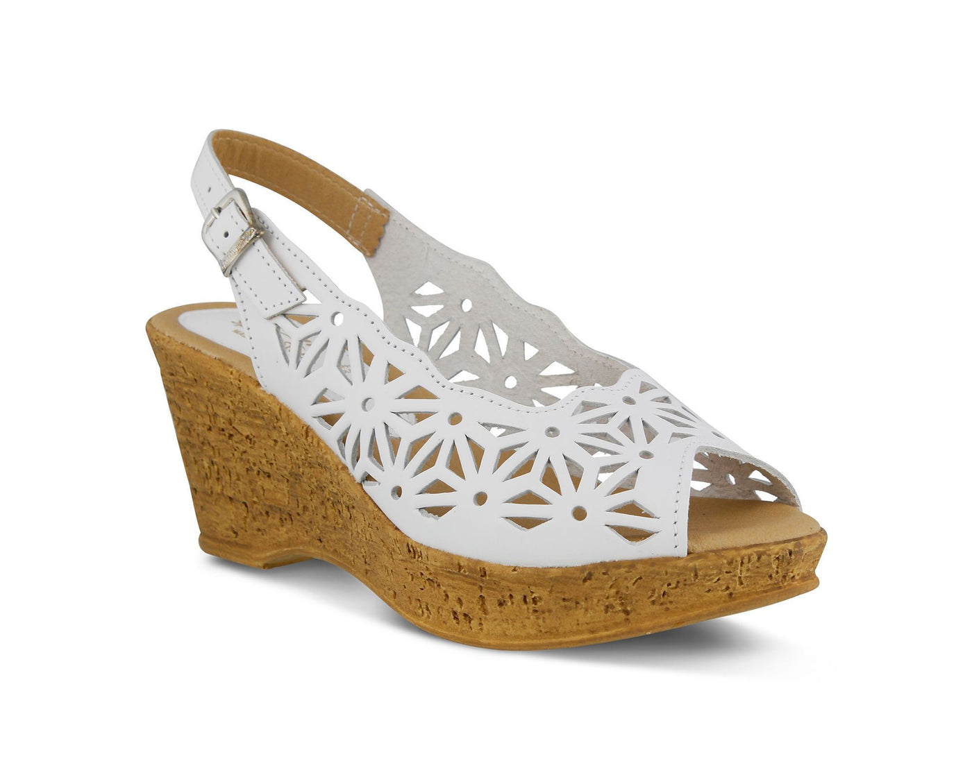 Spring Step Women's Abigail Slingback Sandal,White,41 EU/9.5 - 10 M US