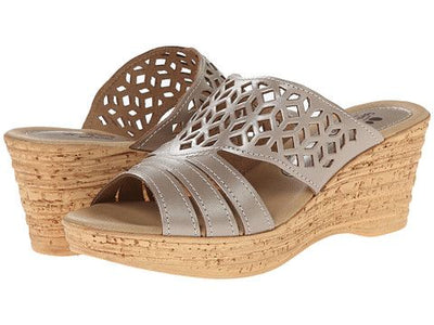 Spring Step Women's Vino Wedge Sandal, Soft Gold, 40 EU/9 M US