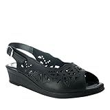 Spring Step Women's Orella Slingback Sandal,Black,42 EU/10.5 - 11 M US