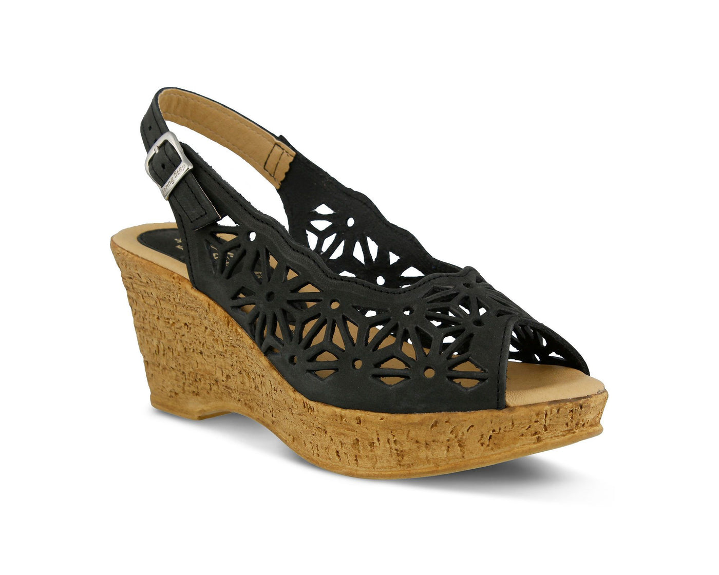 Spring Step Women's Abigail Slingback Sandal,Black,35 EU/5 M US