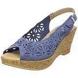Spring Step Women's Abigail Slingback Sandal,Blue,37 EU/6.5 - 7 M US