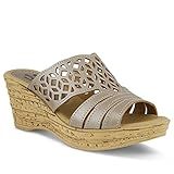 Spring Step Women's Vino Wedge Sandal, Soft Gold, 40 EU/9 M US