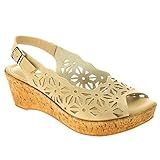 Spring Step Women's Abigail Slingback Sandal,Beige,36 EU/5.5 - 6 M US